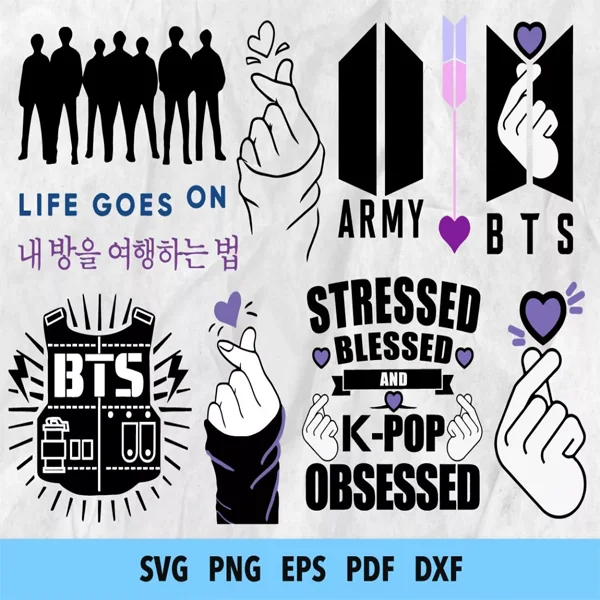 BTS SVG Bundle
