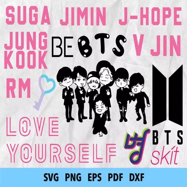 BTS SVG Bundle