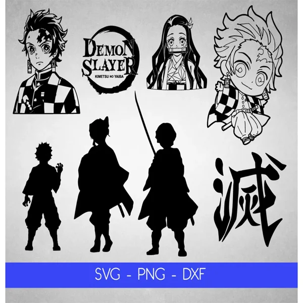 demon slayer svg​ Bundle