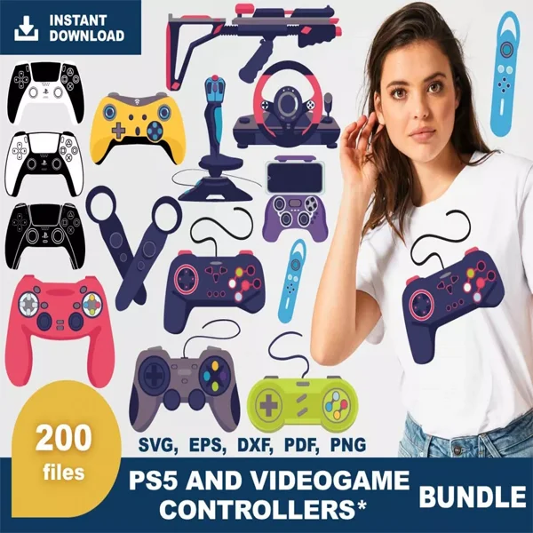 Game Controller SVG Bundle