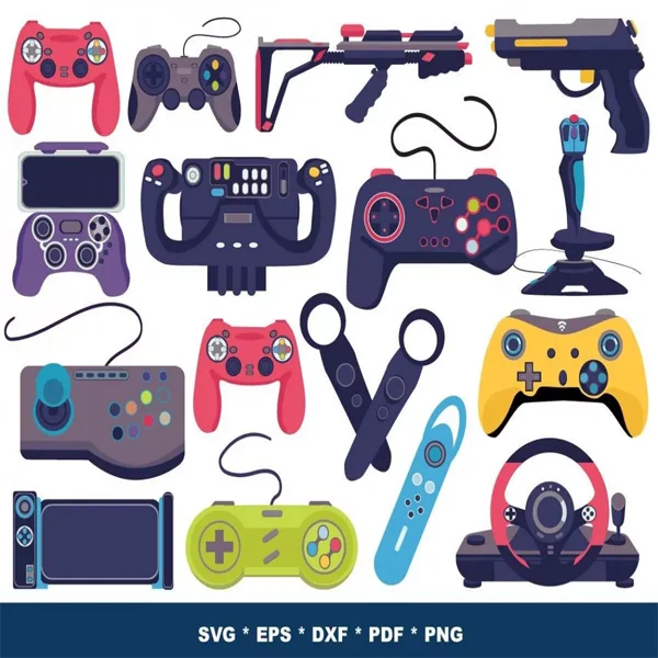 Game Controller SVG Bundle