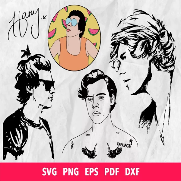 Harry Styles SVG Bundle