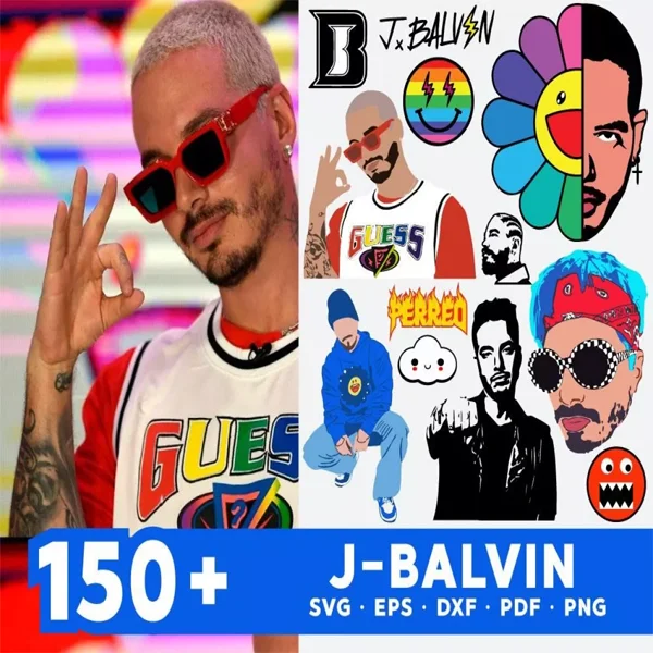 J Balvin SVG Bundle