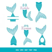Mermaid SVG Bundle 200+