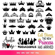 Minnie Princess SVG Bundle