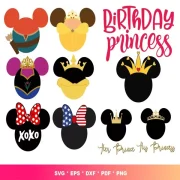 Minnie Princess SVG Bundle