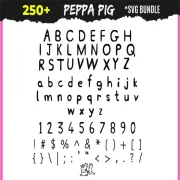 Peppa Pig SVG Bundle