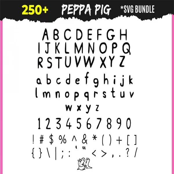 Peppa Pig SVG Bundle