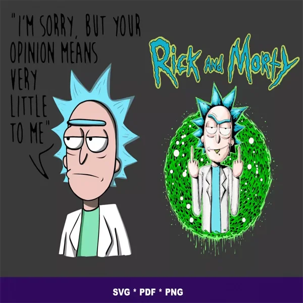 Rick And Morty SVG Bundle 80+