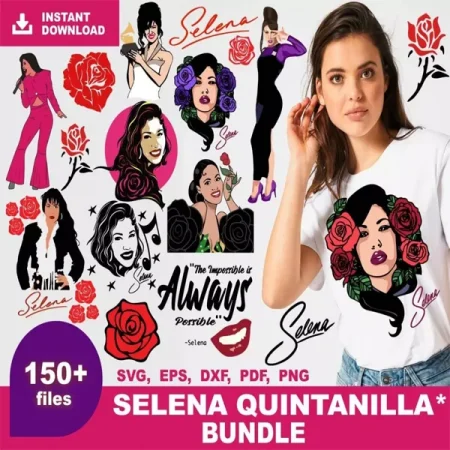 Selena Quintanilla SVG Bundle