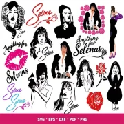 Selena Quintanilla SVG Bundle