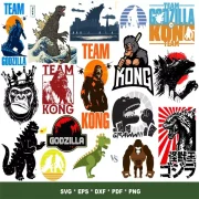 Team Godzilla SVG Bundle 250+