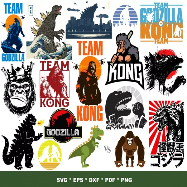 Team Godzilla SVG Bundle 250+