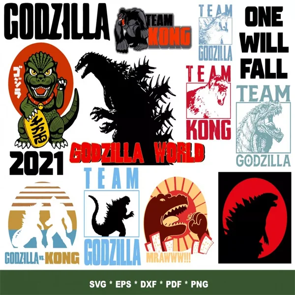 Team Godzilla SVG Bundle 250+