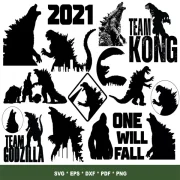 Team Godzilla SVG Bundle 250+