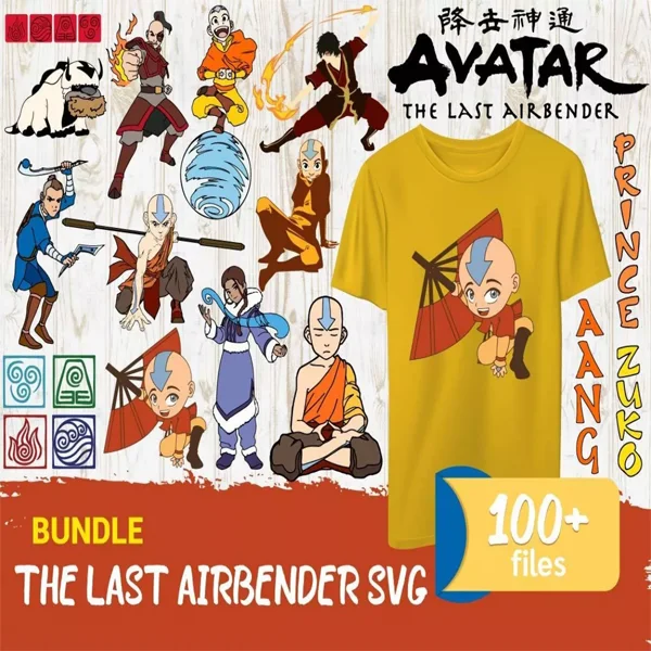 The Last Airbender SVG Bundle