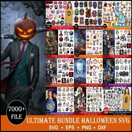 New svg halloween​ Bundle for Cricut -Perfect for Spooky Crafts