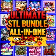 STL Files for 3D Printing – Flexi Models, Miniatures, Cosplay STL Bundle